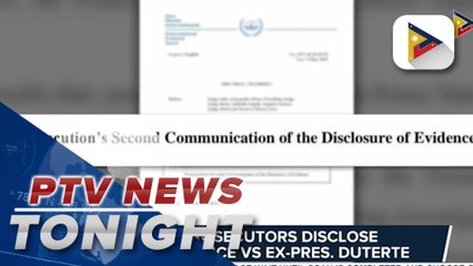 ICC prosecutors disclose new evidence vs ex-Pres. Duterte