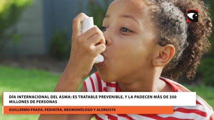 Día internacional del asma: Es tratable prevenible, y la padecen más de 50 millones de personas