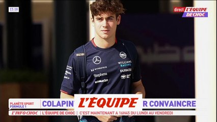 La titularisation de Colapinto confirmée... pour cinq courses - F1 - Alpine