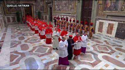 Konklave zur Wahl eines neuen Papstes hat begonnen