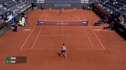 Rome - Osaka, un premier tour sans trembler