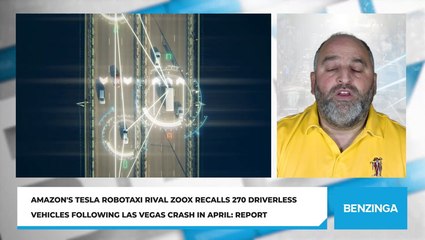 Amazon's Tesla Robotaxi Rival Zoox Recalls 270 Driverless Vehicles Following Las Vegas Crash In April: Report