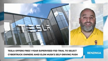 Tesla Offers Free 1-Year Supervised FSD Trial To Select Cybertruck Owners Amid Elon Musk's Self-Driving Push
