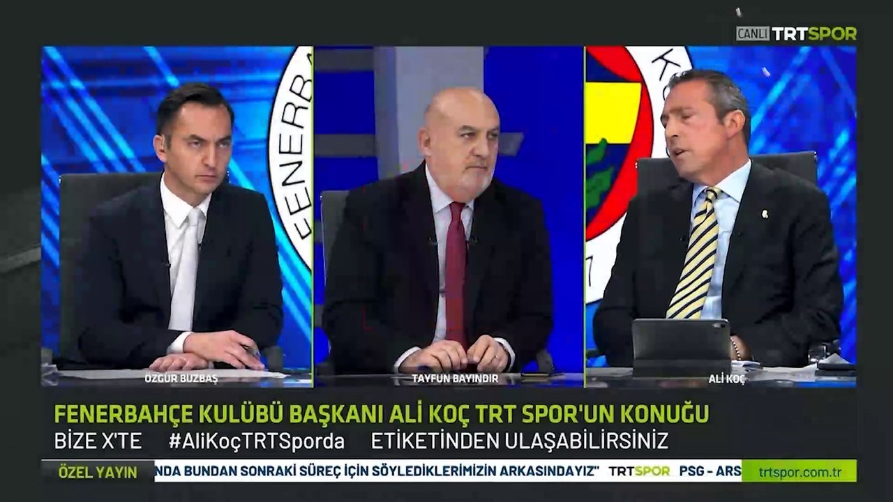 Ali Koç: Ben tribünde olsaydım, yönetime destek...