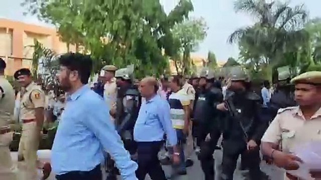 भीलवाड़ा में अग्निकांड पर प्रशासन का मॉक ड्रिल