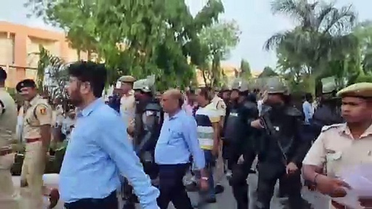 भीलवाड़ा में अग्निकांड पर प्रशासन का मॉक ड्रिल