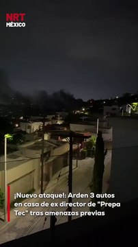 La viol3ncia continúa acechando al ex director de la Prepa Tec Santa Catarina, Rafael Ábrego Hinojosa. Nueve meses después de que su domicilio fuera bale@do y le dejaran una corona fúnebre, ahora tres de sus vehículos fueron consumidos por un incend1o en