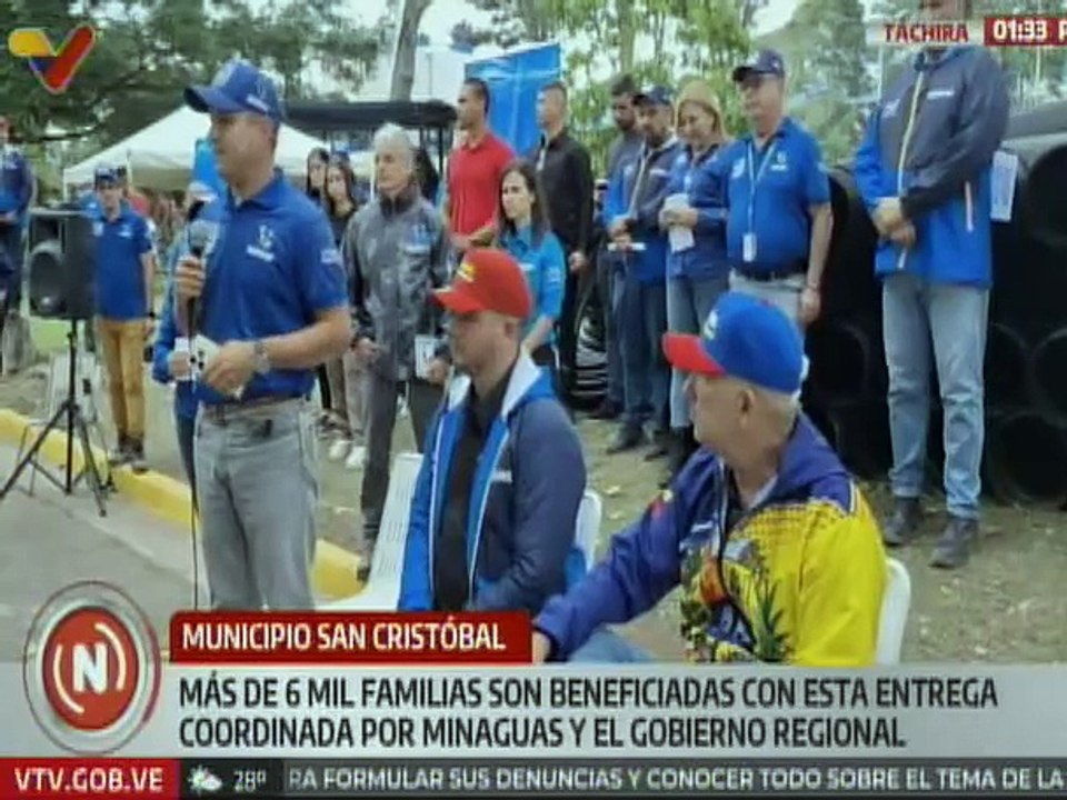 Táchira |  8 km de tuberías fueron entregados como parte de sus proyectos ganadores