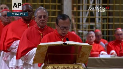 Detik-detikPintu Kapel Sistina Ditutup, Konklaf Paus Baru Dimulai