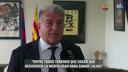 Laporta sigue alimentando el relato: "No estamos en la final por errores arbitrales"