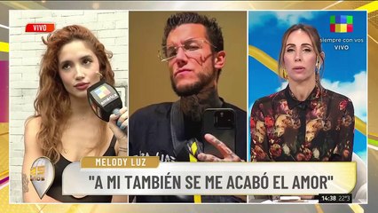 Melody Luz reveló por qué se separó de Alex Caniggia y confirmó su relación con Santiago del Azar: "Decisiones"
