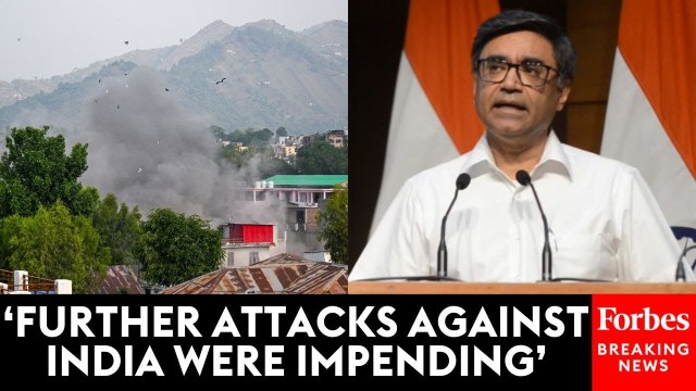 Indian Foreign Minister Vikram Misri Holds A Press Briefing Explaining Strikes On Pakistan