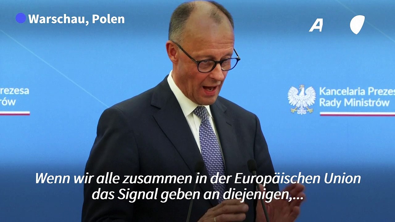 Merz zu Migration: 'Wir schließen diese Wege'