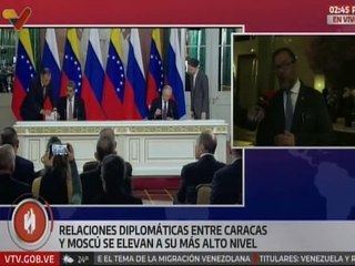 Canciller Gil: Esta visita abre una nueva página entre las relaciones de Rusia y Venezuela