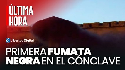 Fumata negra: La primera votación concluye sin acuerdo para elegir nuevo Papa