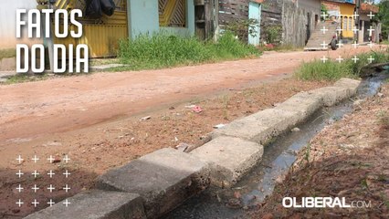 Moradores denunciam falta de saneamento básico na rua Jardim Atlântico e transversais, em Ananindeua