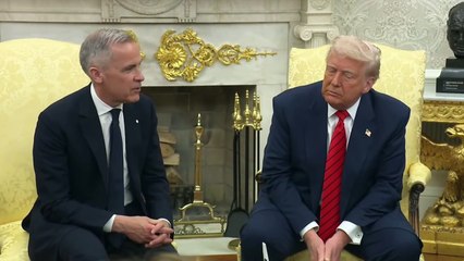 Carney le dice a Trump que "Canadá no está a la venta" y este responde "nunca digas nunca"