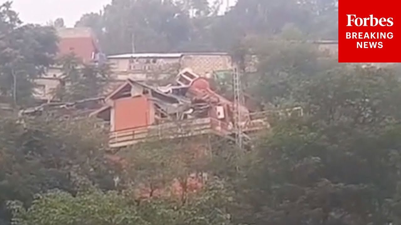 Bilal Mosque In Muzaffarabad, Pakistan, Is Damaged In Indian Strike