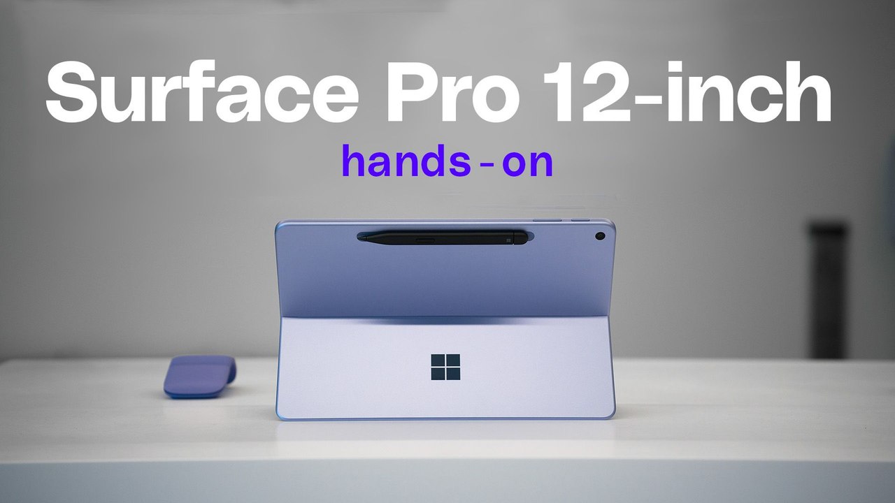 Surface Pro 12 hands-on: Microsoft's smaller, redesigned tablet