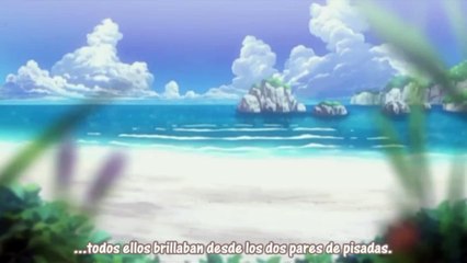 Kohinata es golpeada por sus compañeros (H2O Footprints in the sand )