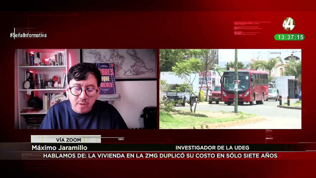 Máximo Jaramillo explica que la vivienda en ZMG duplicó su costo en 7 años