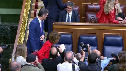Los momentos más destacados de la comparecencia de Sánchez en el Congreso