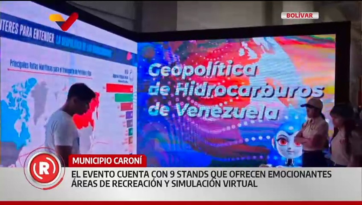 Estudiantes del estado Bolívar participaron en la Expoferia de Niñas y Niños Productores 2025