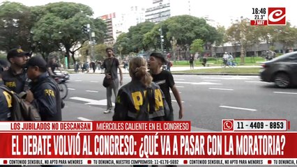 Nuevos incidentes con los jubilados por la presencia de un "infiltrado"