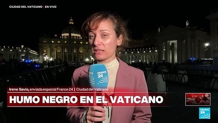 Informe desde Ciudad del Vaticano: humo negro tardó más de lo normal