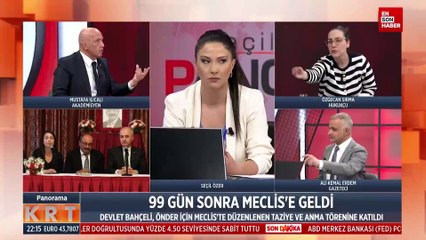 Canlı yayında tartışma: Senin yaşın Bahçeli'yi eleştirmeye yetmez