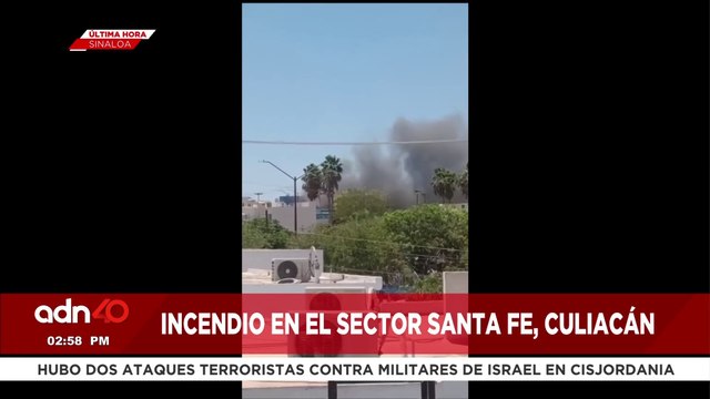 🚨¡Última Hora! Reportan fuerte incendio en el sector Santa Fe, Culiacán, Sinaloa