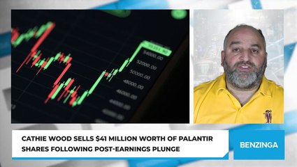 Cathie Wood Sells $41 Million Worth Of Palantir Shares Following Post-Earnings Plunge