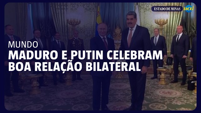 Maduro e Putin celebram ‘novo impulso’ nas relações bilaterais