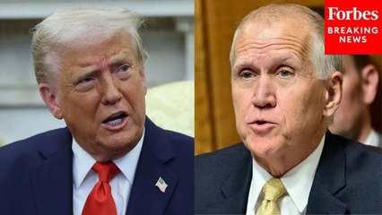 Trump Responds To Thom Tillis Stating He'll Vote Against Ed Martin For U.S. Attorney