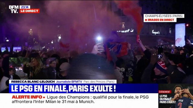 Ça va rester gravé dans nos mémoires : les supporters du club parisien exultent après la victoire face à Arsenal