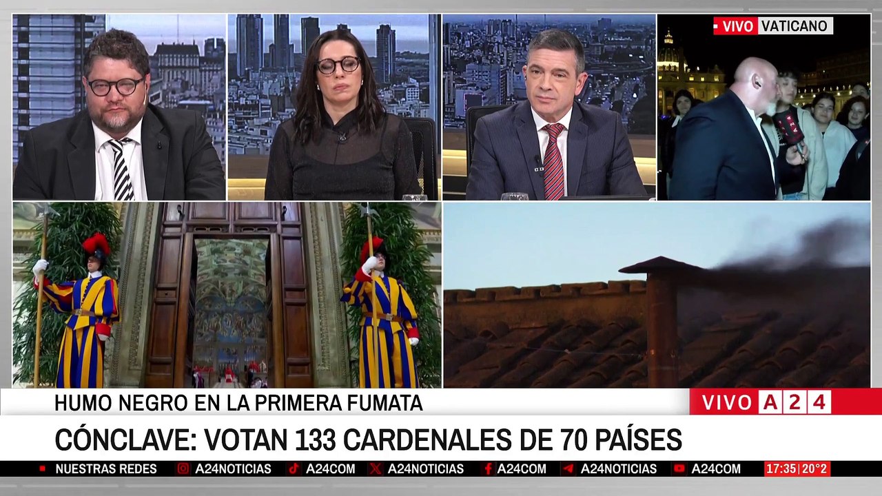 🇻🇦 CÓNCLAVE: LA VOTACIÓN SE HACE A PUERTAS CERRADAS