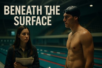 A newspaper intern becomes the assistant of a swimming champion, and a conspiracy emerges.