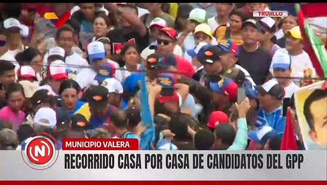 Trujillo | Candidatos del GPP realizan recorrido casa a casa en el municipio Valera