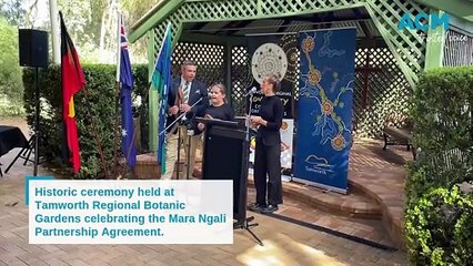 The Mara Ngali Partnership Agreement has been signed in Tamworth