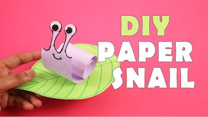 Learn How To Make Snail Using Paper In Easy Steps