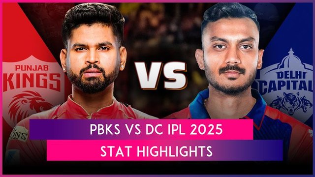 PBKS vs DC IPL 2025 Stat Highlights: Match Called Off Due To Security Reasons