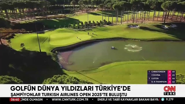 Golfün dünya yıldızları Türkiye'de: Turkish Airlines Open 2025'te buluştu