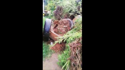 Habitantes de la vereda Granizal de Bello piden control a lavadero de busetas por derrumbe y mala disposición de basuras