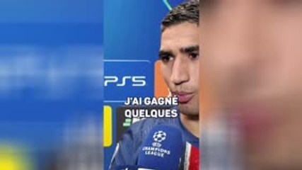 Hakimi Ému Après la Qualification du PSG en Finale de la Ligue des Champions ⚽