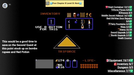 The Legend of Zelda Nes Walkthrough Part 19 100%