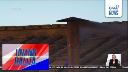 Itim na usok, lumabas mula sa chimney ng Sistine Chapel; wala pang bagong Santo Papa | Unang Balita