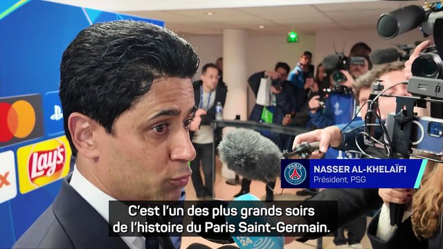Al-Khelaïfi : « L'un des plus grands soirs du Paris-SG » - Foot - C1 - PSG