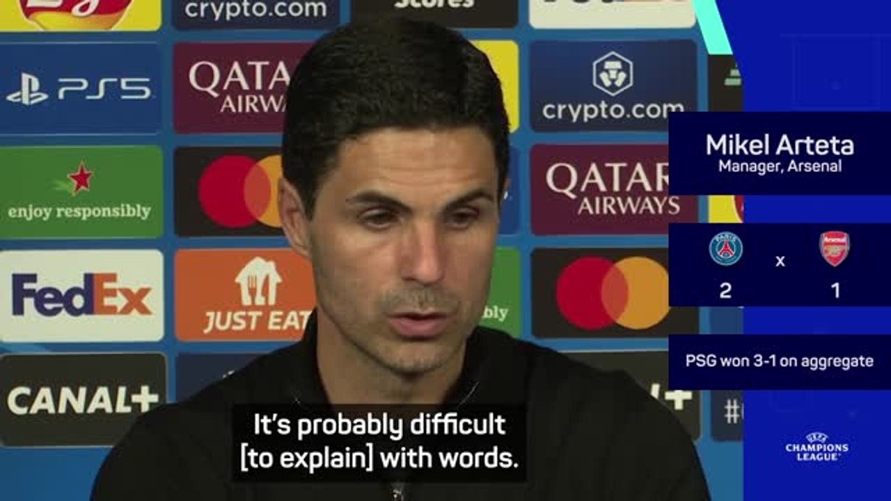 Arsenal 'can't look back' after Champions League elimination - Arteta