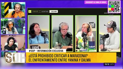 😱 ¿ESTÁ PROHIBIDO CRITICAR A MARADONA? EL ENFRENTAMIENTO ENTRE DALMA Y YANINA