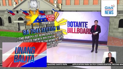 Ano'ng mga grupo ang puwedeng tumakbo bilang party-list? | Unang Balita